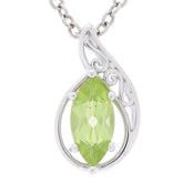 Sterling Silver Semi Mount Pendant Setting Marquise MQ 10X5mm - Syzjewelry