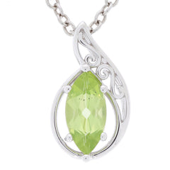 Sterling Silver Semi Mount Pendant Setting Marquise MQ 10X5mm - Syzjewelry