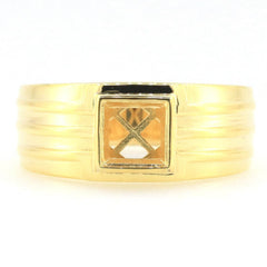 Men's Sterling Silver Semi Mount Ring Setting Princess SQ 6.5X6.5mm - Syzjewelry