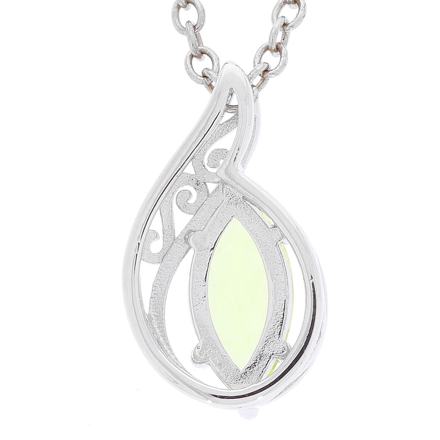 Sterling Silver Semi Mount Pendant Setting Marquise MQ 10X5mm - Syzjewelry