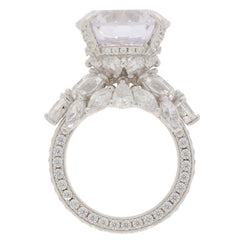 Sterling Silver Semi Mount Ring Setting Round RD 14X14mm Solitaire Ring Syzjewelry