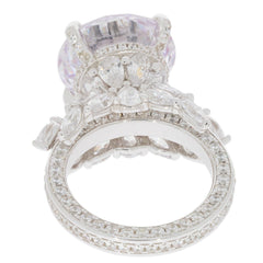 Sterling Silver Semi Mount Ring Setting Round RD 14X14mm Solitaire Ring Syzjewelry