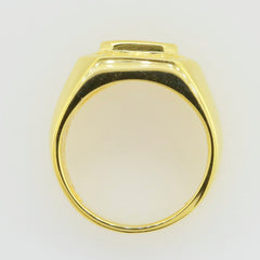 Sterling Silver Semi Mount Ring Setting Emerald OCT 10x8mm Men's Ring Bezel Fleur de lis Ring Syzjewelry