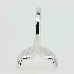 Sterling Silver Semi Mount Ring Setting Emerald OCT 16x12mm Contemporary Syzjewelry