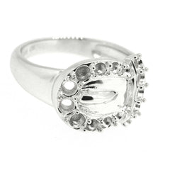 Sterling Silver Semi Mount Ring Setting Round Cut Rd 3, 2.5 & 2mm Syzjewelry