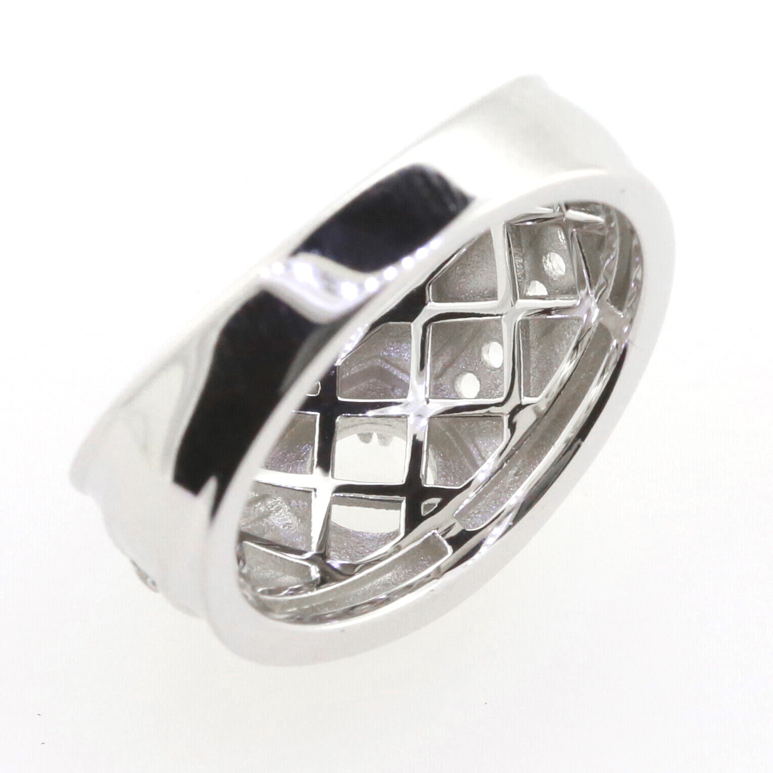 Sterling Silver Semi Mount Ring Setting Round RD 8x8mm Men's Ring Syzjewelry