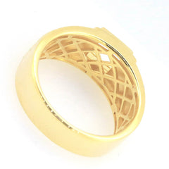 Men's Sterling Silver Semi Mount Ring Setting Princess SQ 6.5X6.5mm - Syzjewelry