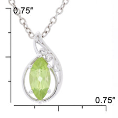 Sterling Silver Semi Mount Pendant Setting Marquise MQ 10X5mm - Syzjewelry