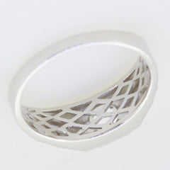 Men's 18K Gold Semi Mount Ring Setting Round RD 6x6mm Unisex Ring Syzjewelry
