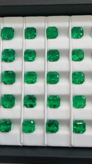 Hydro Thermal Lab Grown Emerald Colombia Green Emerald OCT 7x5 8x6 9x7 10x8 11x9 12x10 14x10 16x12mm Facet Loose Gemstone Syzjewelry