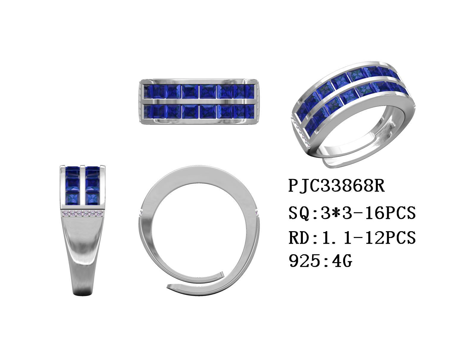 Sterling Silver Semi Mount Ring Setting Princess SQ 3x3mm Band Ring Syzjewelry