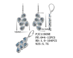 Sterling Silver Semi Mount Earrings Setting Oval OV 6x4mm Syzjewelry