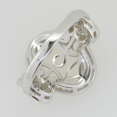 14K White Gold Semi Mount Ring Setting Oval OV 12X10mm Syzjewelry