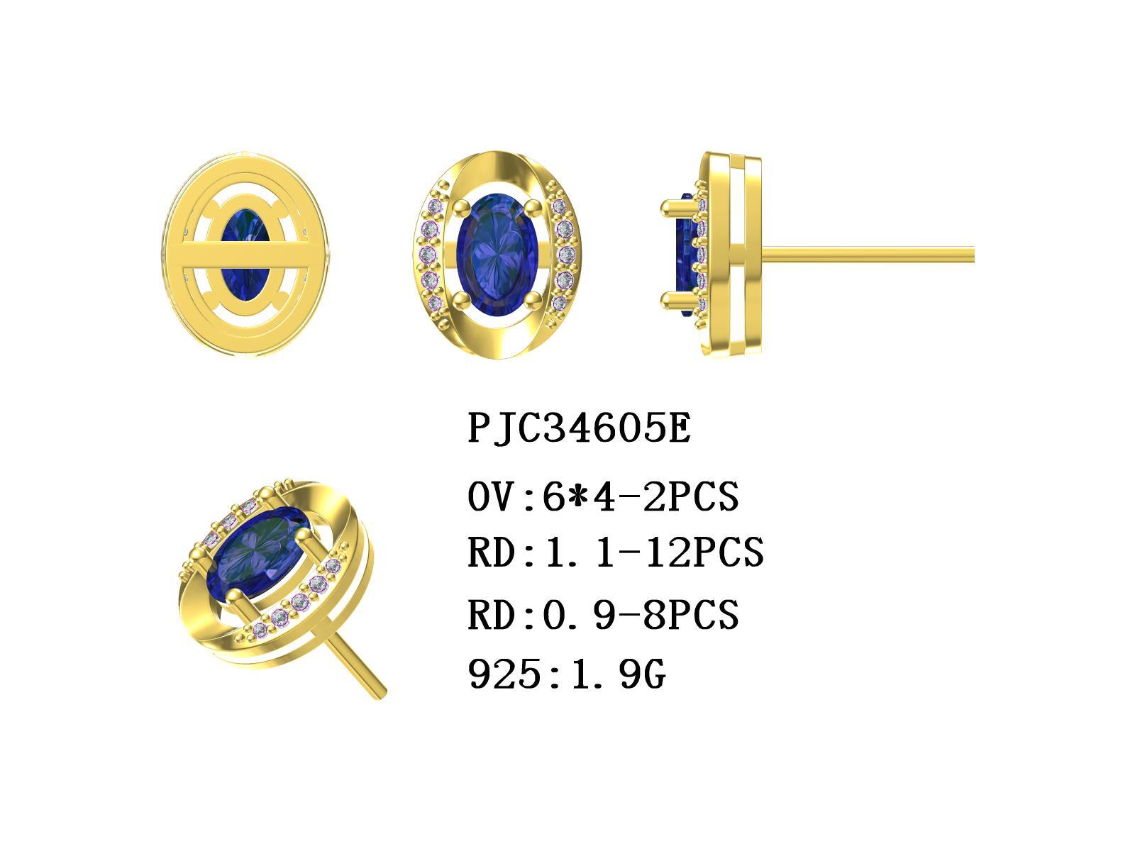 Sterling Silver Semi Mount Earrings Setting Oval OV 6x4mm Stud Syzjewelry