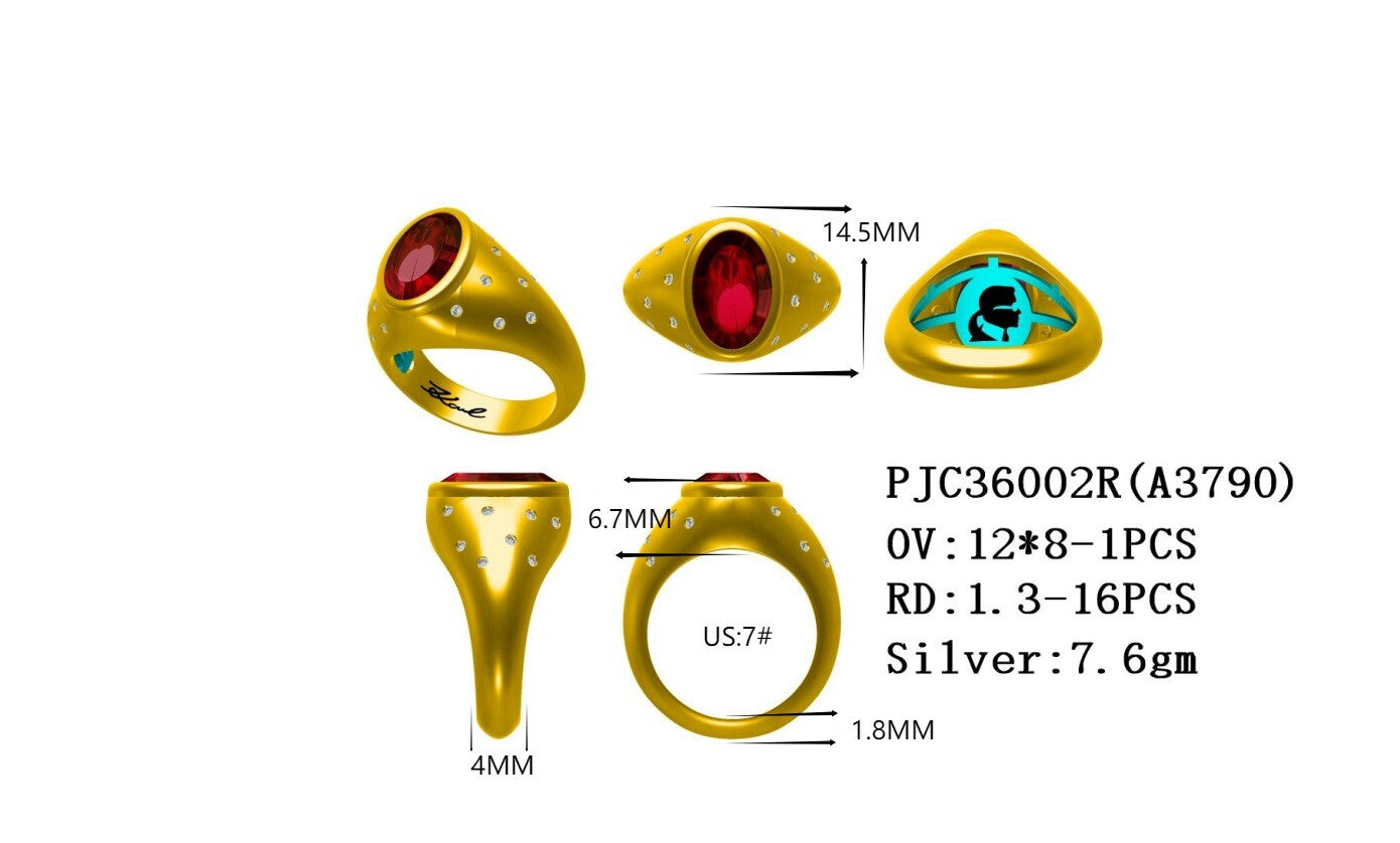 Sterling Silver Semi Mount Ring Setting Oval OV 12x8mm Round RD 1.3mm Syzjewelry