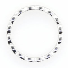 14K White Gold 4 mm Celtic Knot Band Ring Syzjewelry