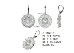 Sterling Silver Semi Mount Earrings Setting Pear PE 6x4mm Syzjewelry