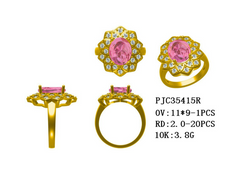 Sterling Silver Semi Mount Ring Setting Oval OV 11x9mm Round RD 2x2mm Syzjewelry