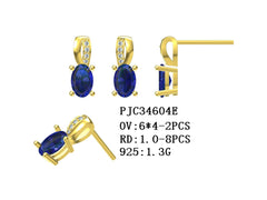 Sterling Silver Semi Mount Earrings Setting Oval OV 6x4mm Syzjewelry