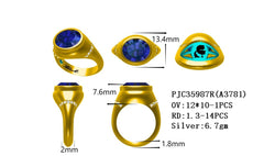 Sterling Silver Semi Mount Ring Setting OVAL OV 12x10mm Round RD 1.3mm Syzjewelry