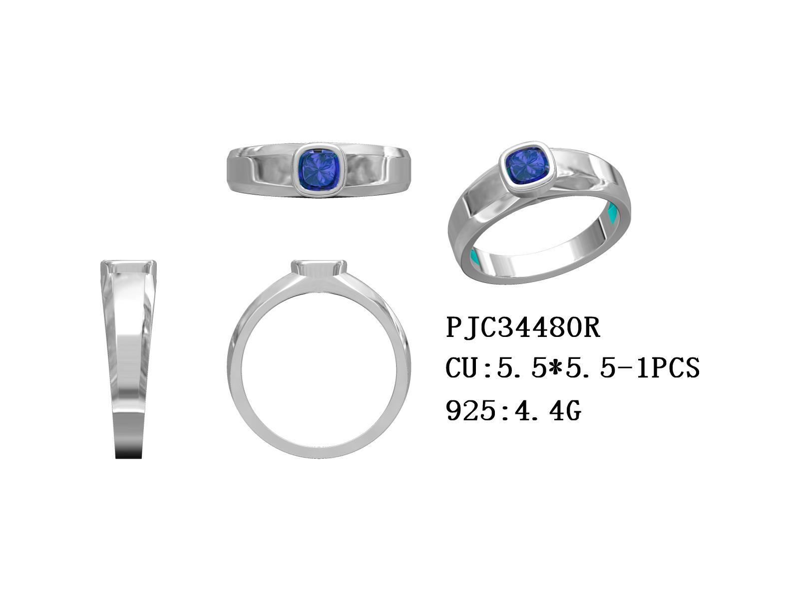 Sterling Silver Semi Mount Ring Setting Cushion CU 5.5x5.5mm Bezel Syzjewelry