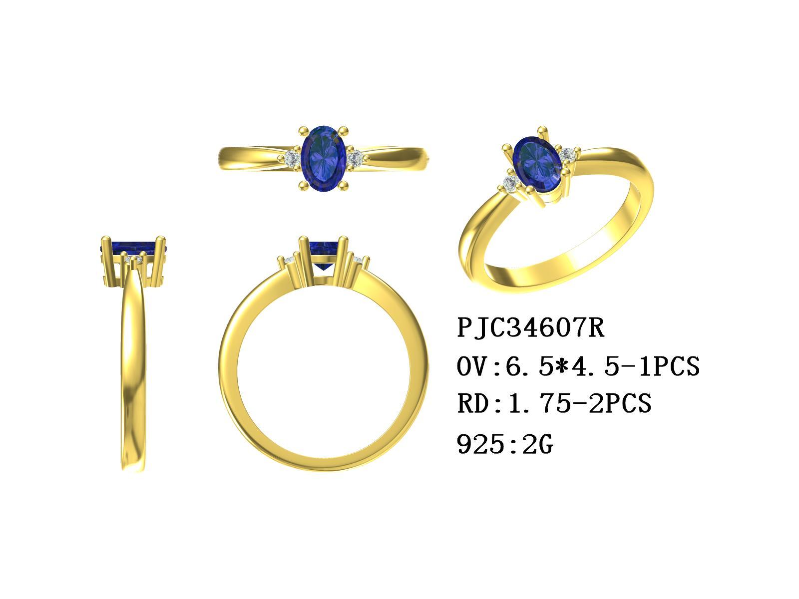 Sterling Silver Semi Mount Ring Setting Oval OV 6.5mmx4.5mm Round RD 1.75mm Syzjewelry