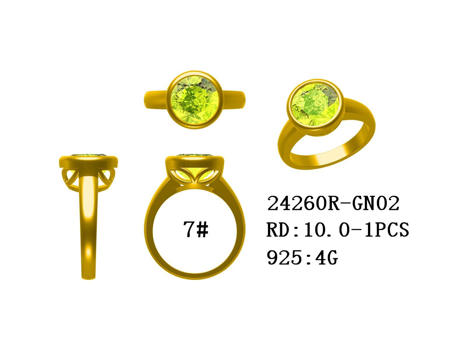 Sterling Silver Semi Mount Ring Setting Round RD 10x10mm Syzjewelry