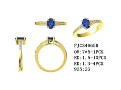 Sterling Silver Semi Mount Ring Setting Oval OV 7x5mm Syzjewelry