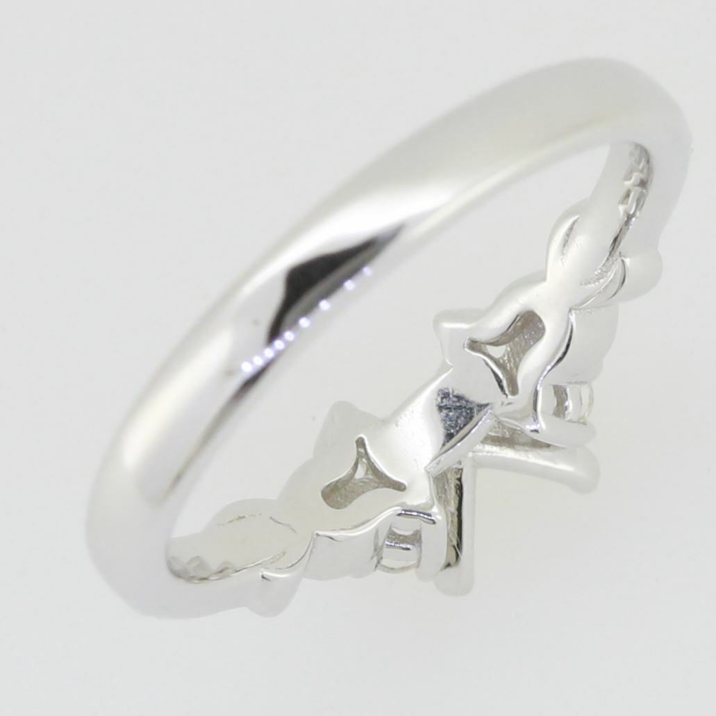 14K White Gold Semi Mount Ring Setting Cushion CU 5x5mm GTL20331R14KW Syzjewelry