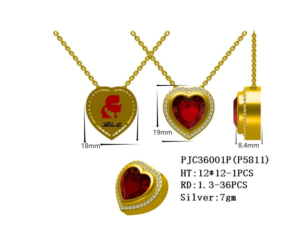 Sterling Silver Semi Mount Pendant Setting Heart HT 12x12mm Syzjewelry