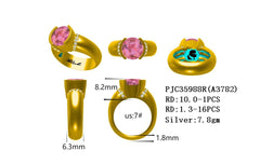 Sterling Silver Semi Mount Ring Setting Round RD 10x10mm 1.3mm Syzjewelry