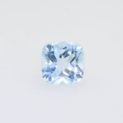 2.5 Carat Sky Blue Topaz Cushion CU 8x8mm Loose Gemstone - Syzjewelry