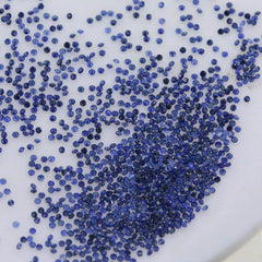 Natural Blue Sapphire Round Faceted Loose RD 0.7 0.8 0.9 1 1.1 1.2 1.3 1.5 2 2.5 - Syzjewelry