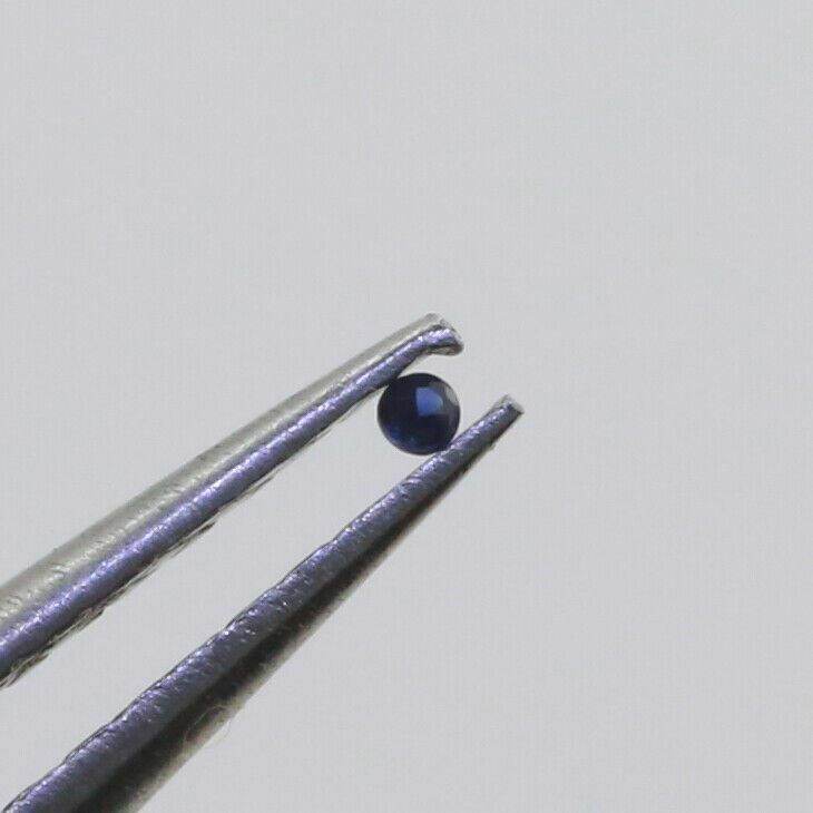 Natural Blue Sapphire Round Faceted Loose RD 0.7 0.8 0.9 1 1.1 1.2 1.3 1.5 2 2.5 - Syzjewelry