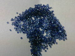 Natural Blue Sapphire Round Faceted Loose RD 0.7 0.8 0.9 1 1.1 1.2 1.3 1.5 2 2.5 - Syzjewelry