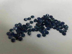 Natural Blue Sapphire Round Faceted Loose RD 0.7 0.8 0.9 1 1.1 1.2 1.3 1.5 2 2.5 - Syzjewelry