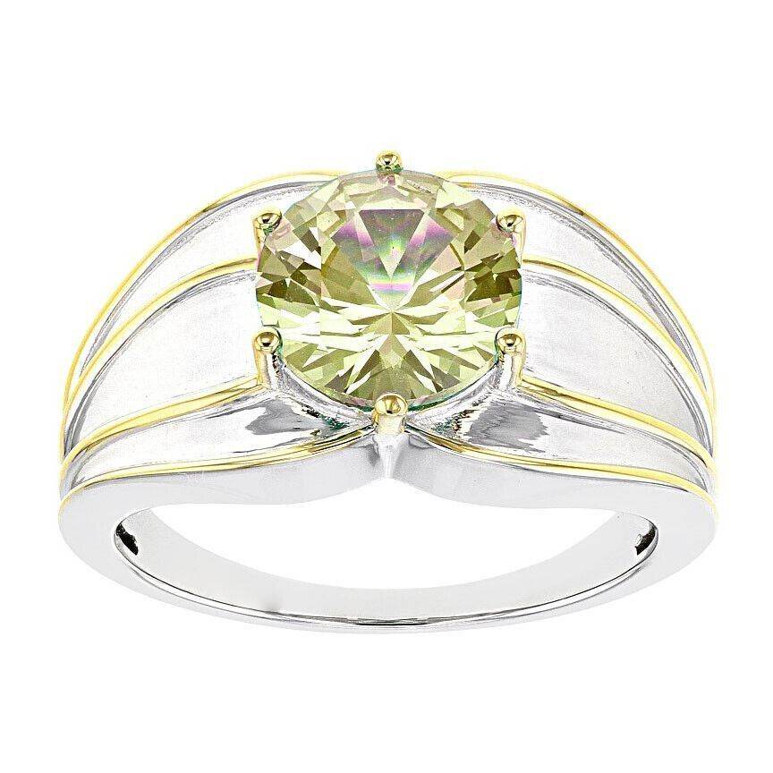 Men's Ring Settings Ring Mounting 14K White Gold Semi Mount Ring Setting for Round RD 10x10mm Male - Syzjewelry