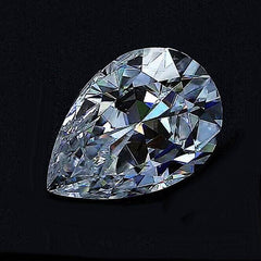 6 Carat Pear Cut PE 14x10mm Loose Moissanite Stone D Color VVS - Syzjewelry