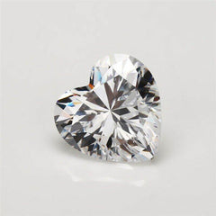 1.5 Carat Loose Moissanite White D Color HT 7.5mm VVS Certificate Heart 7.5x7.5m - Syzjewelry