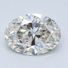 1 1/2 Carat Loose Moissanite White D Color Oval OV 8x6mm VVS Certificate - Syzjewelry