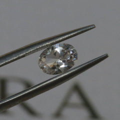 Oval OV 7x5mm Loose Moissanite Stone 1 Carat White D Color VVS1 GRA Certificate - Syzjewelry