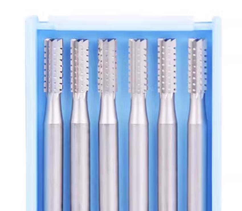 Pack of 6 Cup Burs Harz Bur Ball Bur Twist Drill Grove Bur Jewelry Setting Burs - Syzjewelry