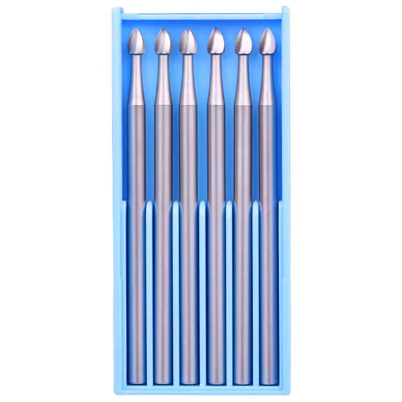 Pack of 6 Cup Burs Harz Bur Ball Bur Twist Drill Grove Bur Jewelry Setting Burs - Syzjewelry