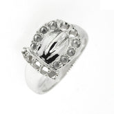 Sterling Silver Semi Mount Ring Setting Round Cut Rd 3, 2.5 & 2mm - Syzjewelry