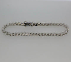 Sterling Silver Tennis Bracelet Semi Mount Setting Round RD 2.5x2.5mm - Syzjewelry