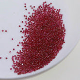 Natural Ruby Round Faceted Loose 0.7 0.8 0.9 1 1.1 1.2 1.3 1.5 1.75 2 2.5 mm - Syzjewelry