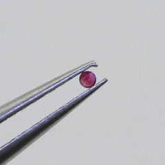 Natural Ruby Round Faceted Loose 0.7 0.8 0.9 1 1.1 1.2 1.3 1.5 1.75 2 2.5 mm - Syzjewelry