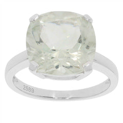 10K Yellow Gold Semi Mount Ring Setting Cushion 12x12mm Solitaire Ring - Syzjewelry