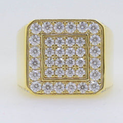 Men's Sterling Silver Semi Mount Setting Moissanite - Syzjewelry