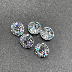 3.5 Carat Loose Moissanite White D Color RD 9.5mm VVS Certificate Round 9.5mm - Syzjewelry